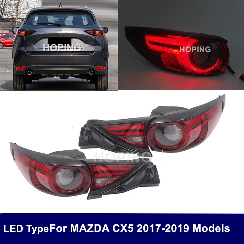 ไฟท้ายกันชน LED สําหรับ MAZDA CX5 CX-5 2017 2018 2019