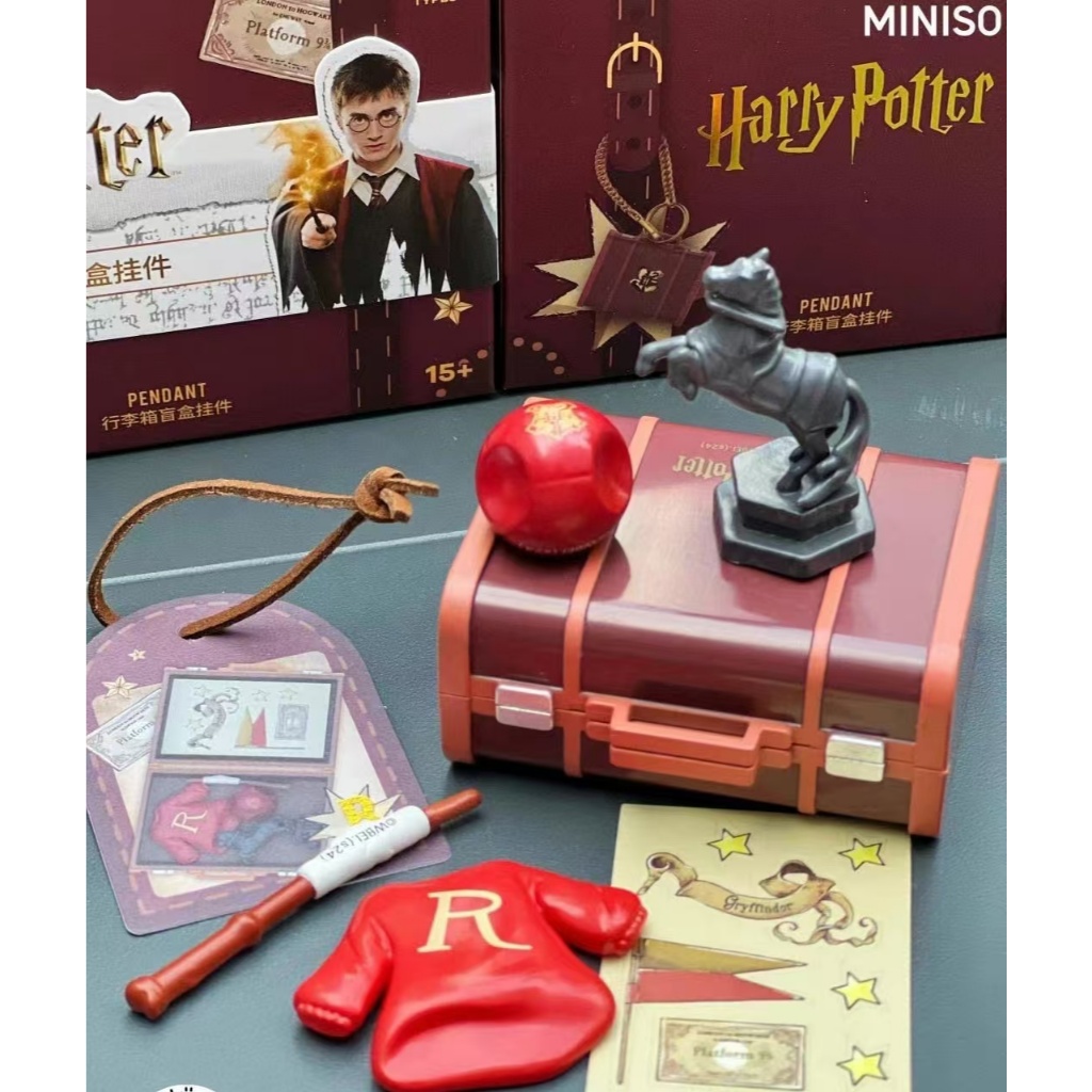 Miniso Harry Potter กระเป๋าเดินทาง Mystery Box Pendant จี้ห้อยกระเป๋า