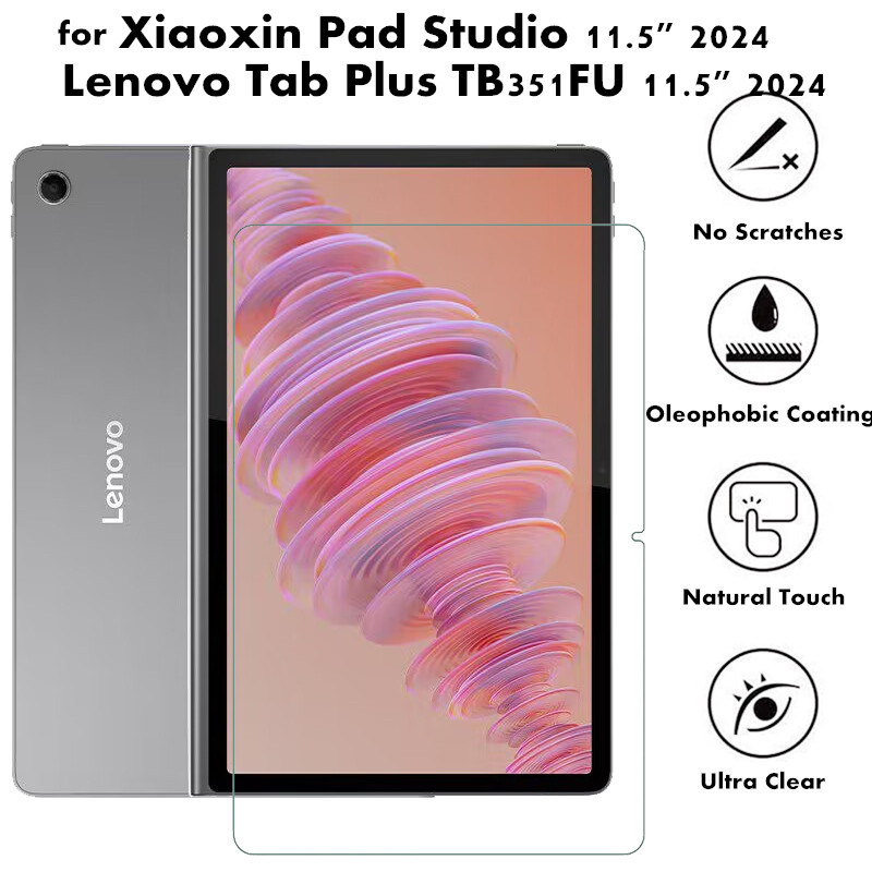 for Lenovo Tab Plus TB351FU 11.5" 2024 Tablet Tempered Glass Scratch Resistant Screen Protector for Xiaoxin Pad Studio 2024 11.5