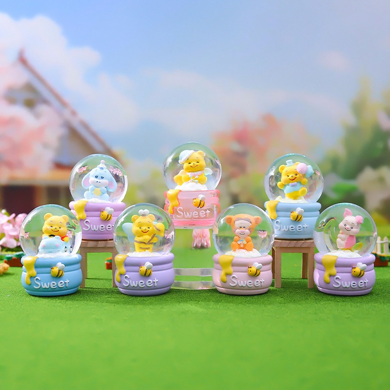 Zhuananan Paradise คริสตัลบอล Mystery กล่องบ้านเดสก์ท็อปตกแต่งเครื่องประดับสร้างสรรค์ของขวัญนักเรียน