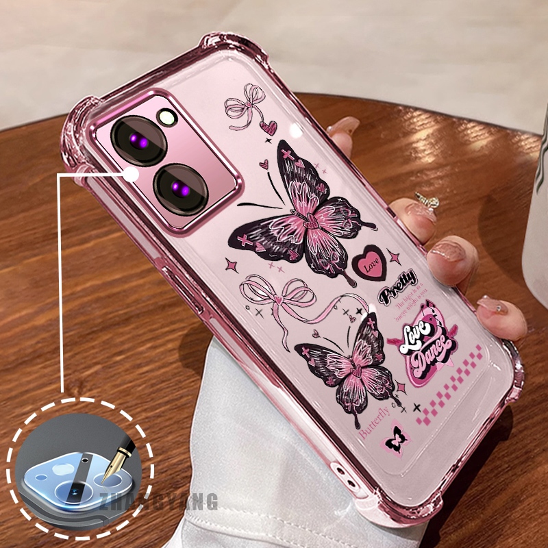 สําหรับ vivo Y03 Y18 Y27 4G สี่มุมซิลิโคน anti drop