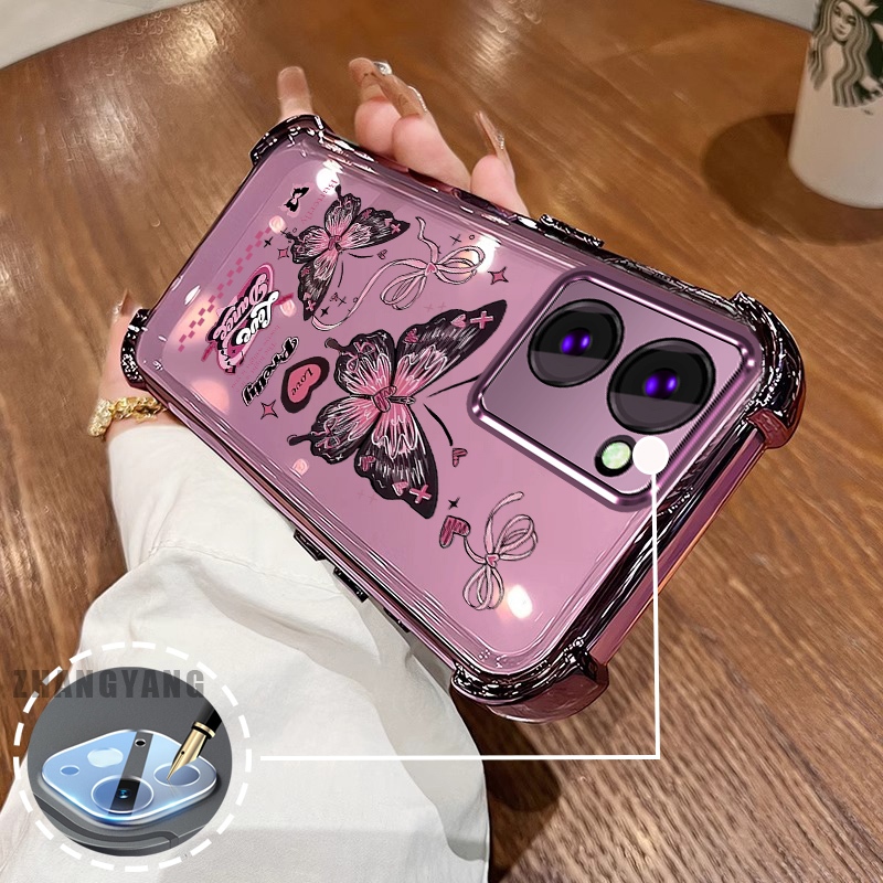สําหรับ vivo Y03 Y18 Y27 4G สี่มุมซิลิโคน anti drop รูปที่ 2