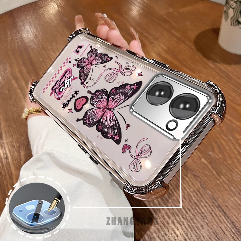 สําหรับ vivo Y03 Y18 Y27 4G สี่มุมซิลิโคน anti drop รูปที่ 4