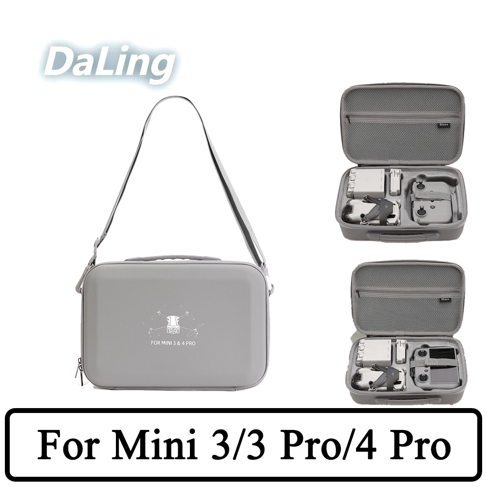เที่ยวบินกล้องกระเป๋าเก็บสําหรับ DJI Mini3/3 Pro/4 Pro กล่องกระเป๋าเป้สะพายหลังกล่องเก็บกระเป๋าแบบพกพา Mini3/3 Pro/4 Pro กล่อง