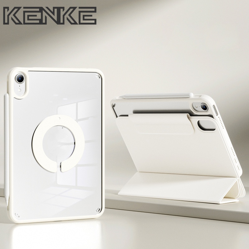 KENKE เคส iPad แบบถอดได้, แท็บเล็ตแม่เหล็กเคสแข็งสำหรับ iPad 2026 Air Pro 13 นิ้ว (M4) 11 inch 2025 
