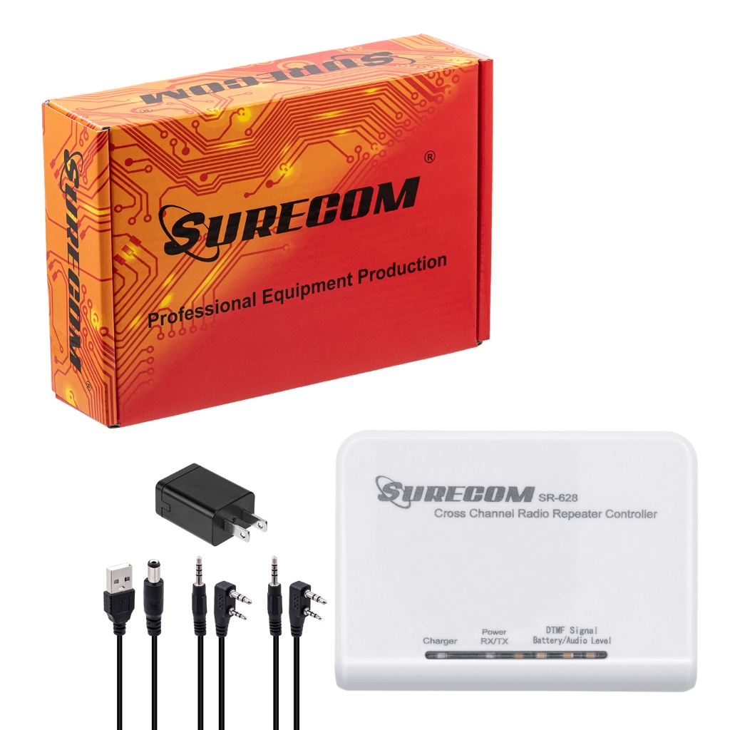 Surecom SR-628 Cross Band Duplex Repeater Controller พร้อมสายวิทยุ