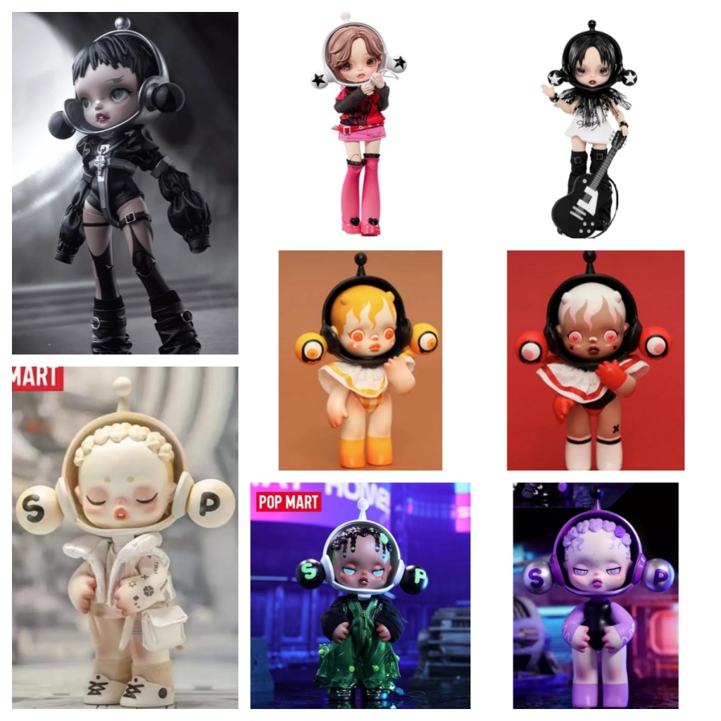 [คลังสินค้าพร้อม] Popmart SKULLPANDA Big Baby Action Figure Decorative Girl Gift