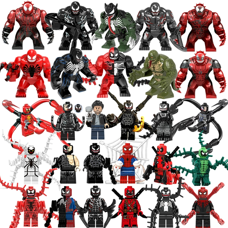 สุ่ม 10 มินิฟิกเกอร์ Marvel Avengers ไอรอนแมน ตัวละครซูเปอร์ฮีโร่ ตุ๊กตาต่อเลโก้สุดฮิต ของสะสมสำหรับแฟน Marvel สุดหายาก