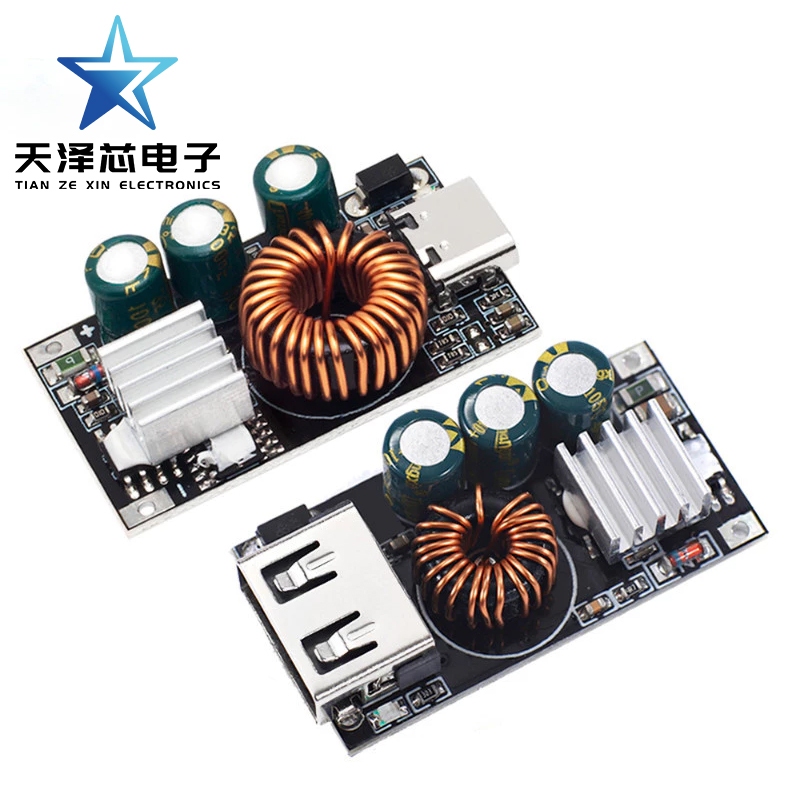 Type-c QC3.0 DIY fast charging DC 5-32V 24W โทรศัพท์มือถือฉุกเฉินชาร์จ fast charging DIY charger DC step-down โมดูล – โปรปัง