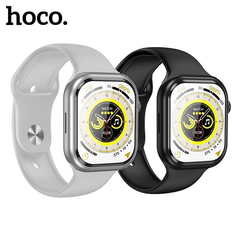 Hoco Y23 สมาร์ทวอท์ชบลูทูธ 5.3 รุ่นโทรผู้ชายกีฬาฟิตเนส Tracker Ip67 กันน้ํา Smartwatch หน้าจอ Hd ขนา