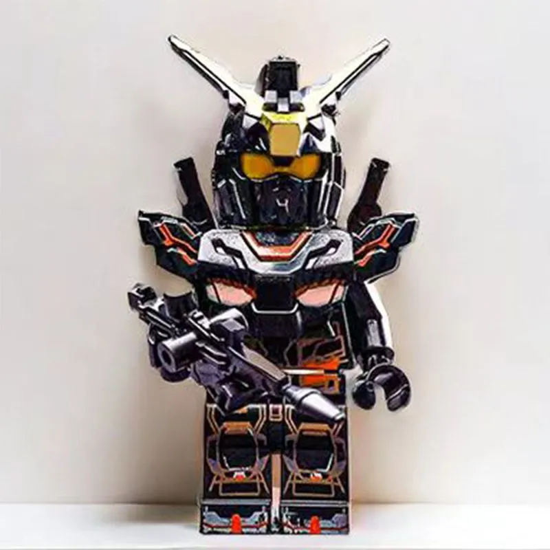 ชุด 4 ชิ้น เลโก้ กันดา หุ่นยนต์ Mobile Suit Gundam พร้อมปีก ของเล่นเด็กชายสำหรับการประกอบเสริมทักษะการคิด