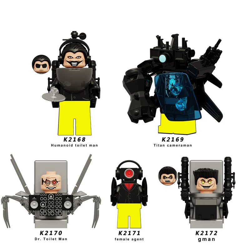 ชุด 24 ชิ้น เลโก้ มนุษย์ทีวี 3.0 ตัวละครอย่าง Toilet Man, Time Man, CCTV Man, Clock Man สำหรับเด็กชาย เสริมทักษะการประกอบและสร้างสรรค์