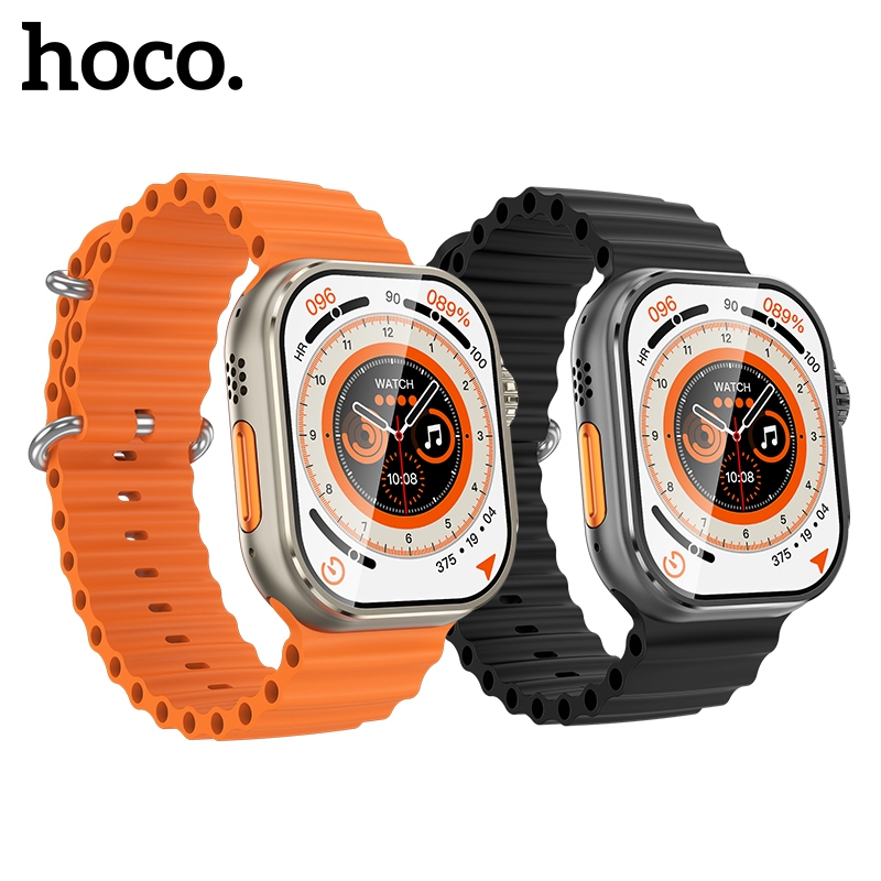 Hoco Y23 Ultra สมาร์ทวอท์ชบลูทูธ 5.3 รุ่นโทรผู้ชายกีฬาฟิตเนส Tracker Ip67 กันน้ํา Smartwatch หน้าจอ 
