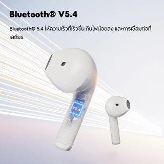 Edifier W200T หูฟัง True Wireless บลูทูธ 5.4, ไมโครโฟนในตัวพร้อม AI ลดเสียงรบกวน, เวลาใช้งานรวม 32 ชั่วโมง, รองรับการเชื่อมต่อหลายจุด, มาตรฐาน IP54