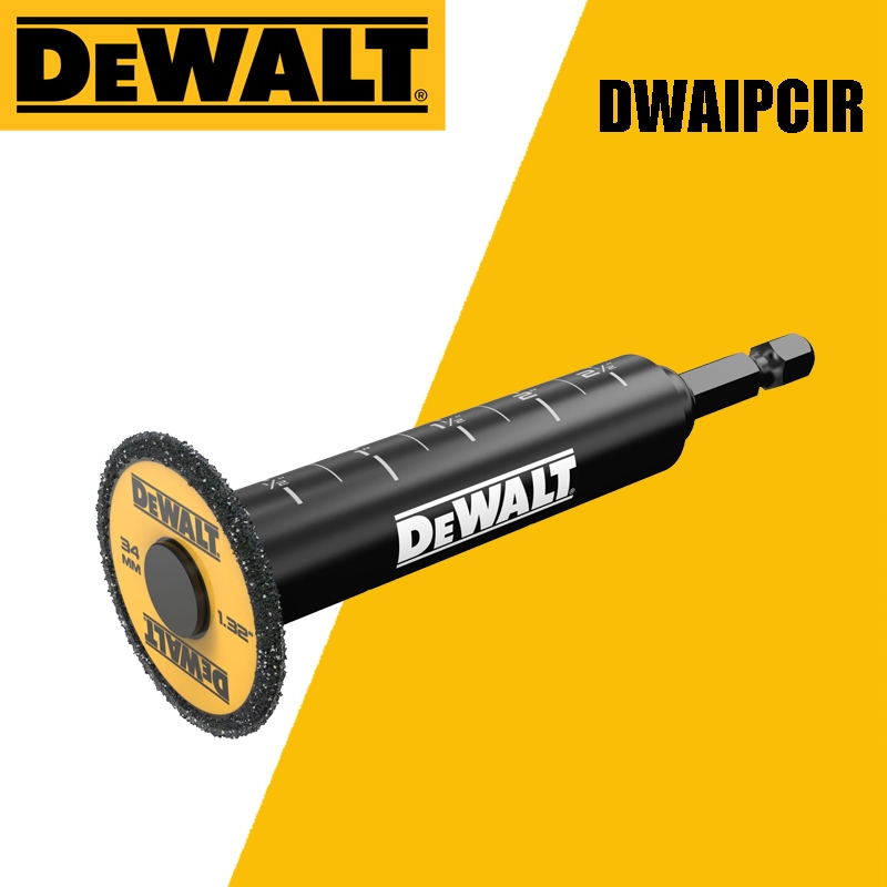 Dewalt DWAIPCIR เครื่องตัดท่อผลกระทบเชื่อมต่อเครื่องตัด PVC เพชรกรวดตัดล้ออุปกรณ์เสริมเครื่องมือไฟฟ้า