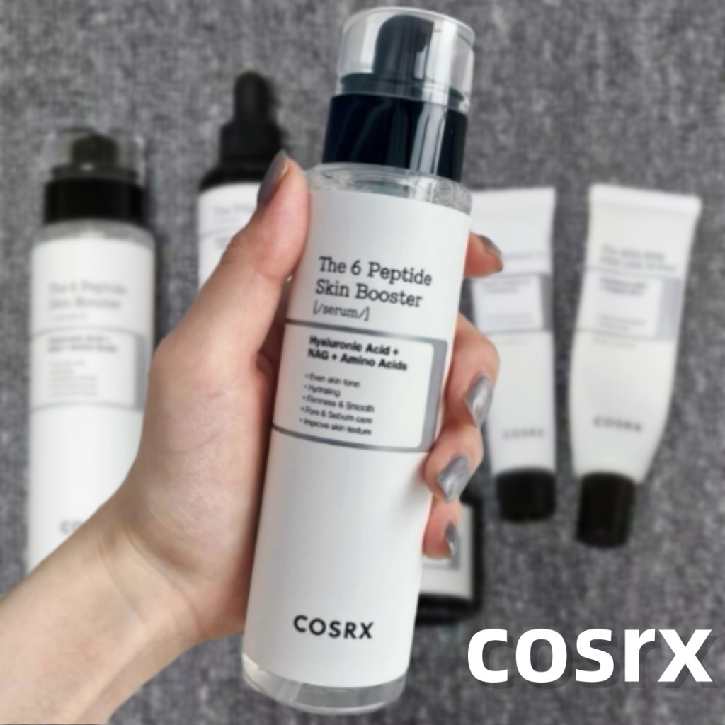 Cosrx 6 Peptide Skin Booster Serum 150ml+COSRX The Niacinamide 15 Serum 20ml+ Vitamin C 23/13 Serum 20g +The Retinol Cream 0.1 20ml