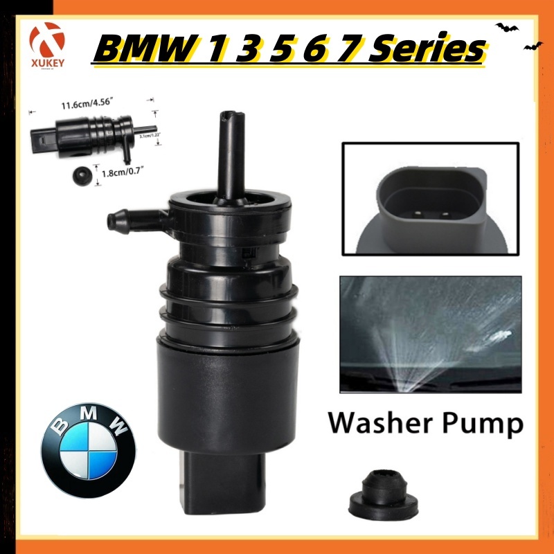 Bmw 1 3 5 6 7 Series กระจกรถยนต์ของเหลวเครื่องซักผ้าปั๊มมอเตอร์สําหรับ E46 E90 E91E93 E92 F30 M5 M3 E38 E39 E60 E65 E53 X5 Z4 อะไหล่รถยนต์อุปกรณ์เสริม