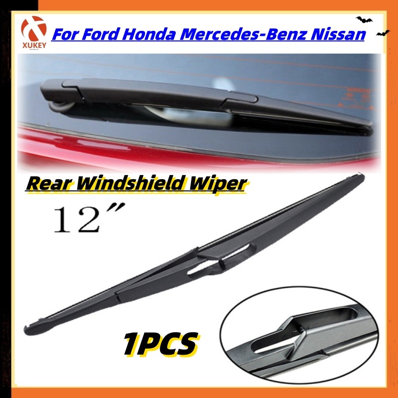 1pcs ด ้ านหลังกระจกใบปัดน ้ ําฝนยาง Wiper ชุดสําหรับ Ford Honda Mercedes-Benz Nissan 12''