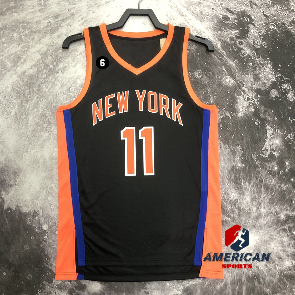 Hot Pressed Mens New York Knicks Jersey Jalen Brunson City Basketball Jersey