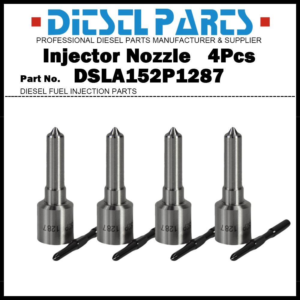4x ดีเซลหัวฉีดน้ํามันเชื้อเพลิงหัวฉีดเคล็ดลับ DSLA152P1287 สําหรับ VW Golf Jetta AUDI A3 A4 A6 2.0TD