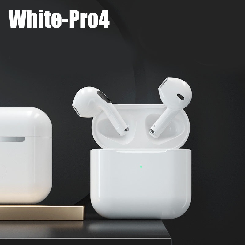 2024 หูฟังไร้สาย Pro 4 TWS หูฟังบลูทูธ InPods สําหรับ Android และหูฟังสมาร์ทโฟน