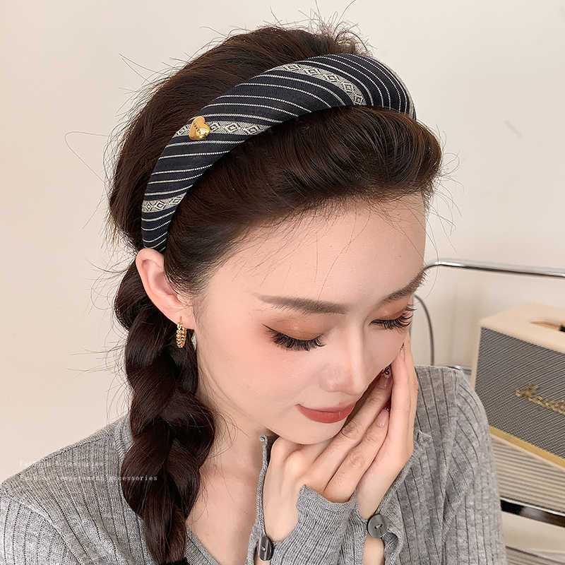 ที่คาดผมสีเทาระดับไฮเอนด์ในฤดูใบไม้ร่วงฤดูหนาวที่คาดผมผู้หญิงที่เข้ากันทั้งหมด - รูปที่ 4