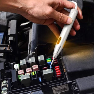 DC 6V - 24V รถรถจักรยานยนต์วงจรแรงดันไฟฟ้าทดสอบปากกาสั้นเปิดเครื่องทดสอบฟิวส์แบตเตอรี่แรงดันไฟฟ้า Probe ปากกาเครื่องทดสอบวงจร