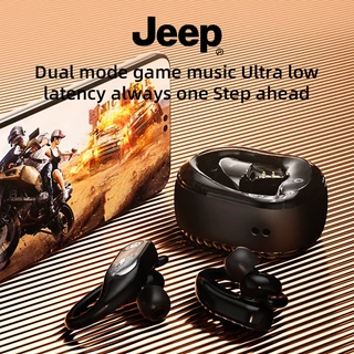 Jeep EW128 หูฟังบลูทูธ 5.4 เสียงดี HD Calls ลดเสียงรบกวน ENC มี Game Mode สําหรับ Android IOS