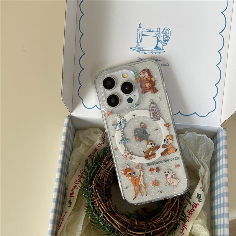 Iphone 16 pro max 15 pro msx ลายกวาง วัสดุ TPU กระบวนการ IMD เคสโทรศัพท์แม่เหล็ก