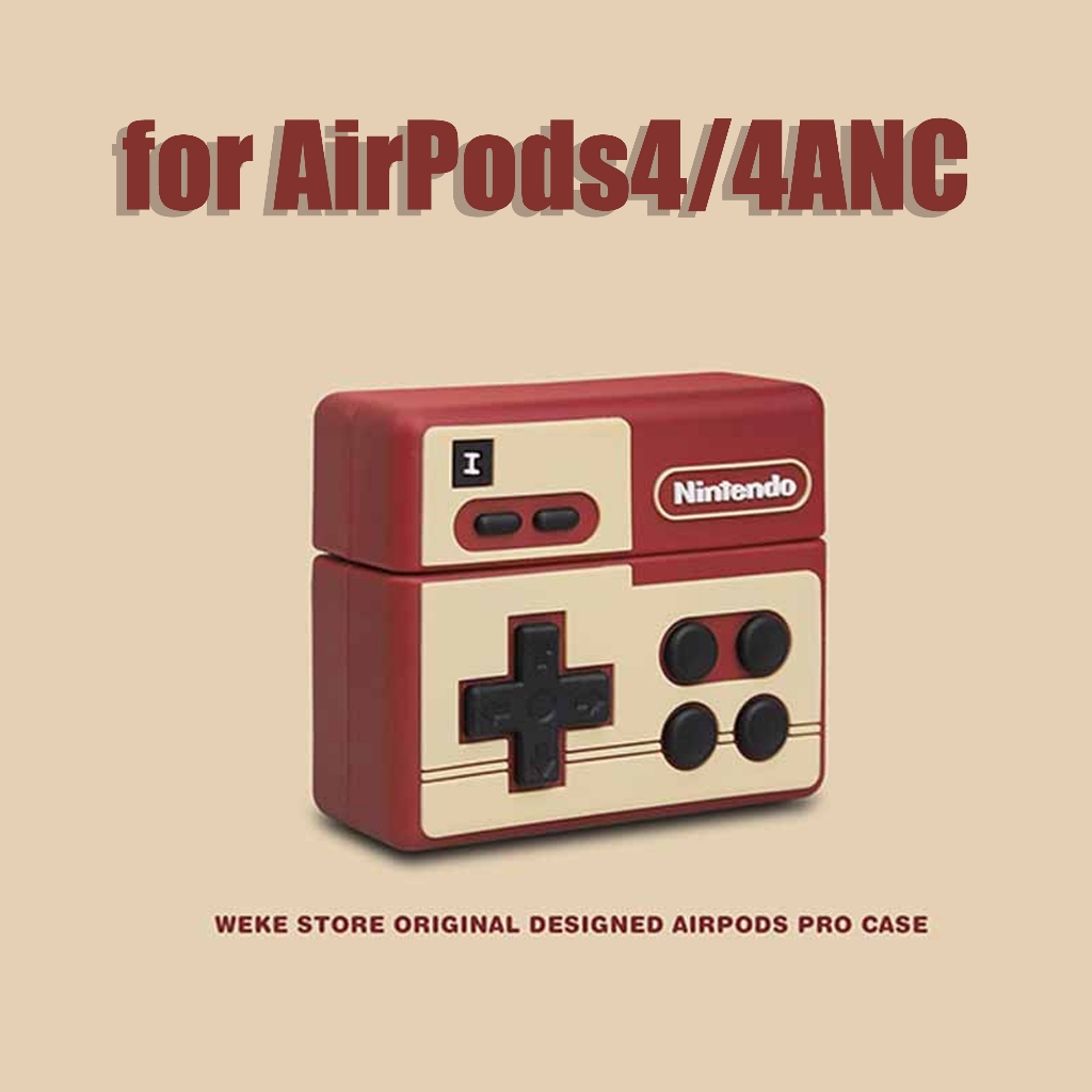 Nostalgic Gamepad AirPods 4 เคสสําหรับ AirPodsPro2 สไตล์ใหม่ AirPods3 หูฟังป้องกันกรณี 3rd กรณีเหมาะสําหรับ AirPodsPro กรณี AirPods2gen กรณี
