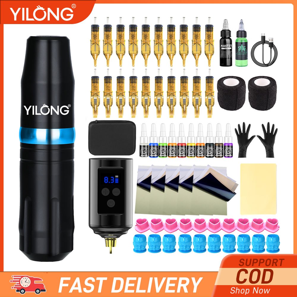 Yilong ชุดปากกาโรตารีไร ้ สายสําหรับผู ้ เริ ่ มต ้ น 20 Pin Coreless Motor