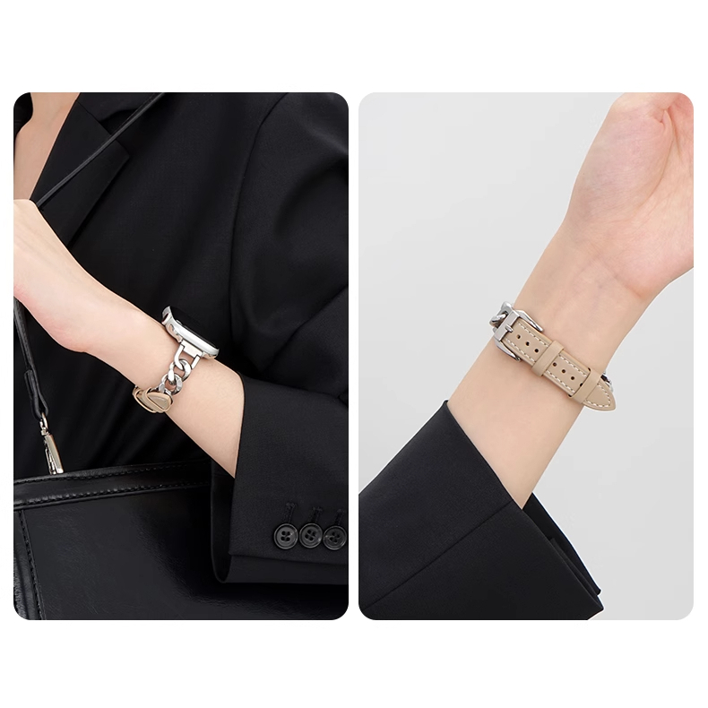 Creative denim สายโซ่สําหรับ iwatch Serie 10 9 8 7 6 SE 5 4 3 2 1 แฟชั่นสําหรับ Apple Watch Band 49 มม.44 มม.45 มม.41 มม.40 มม.38 มม.42 มม.