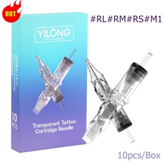 YILONG 10 ชิ้นเข็มสักเครื่องมือสักคุณภาพสูงสําหรับแต่งหน้าถา…