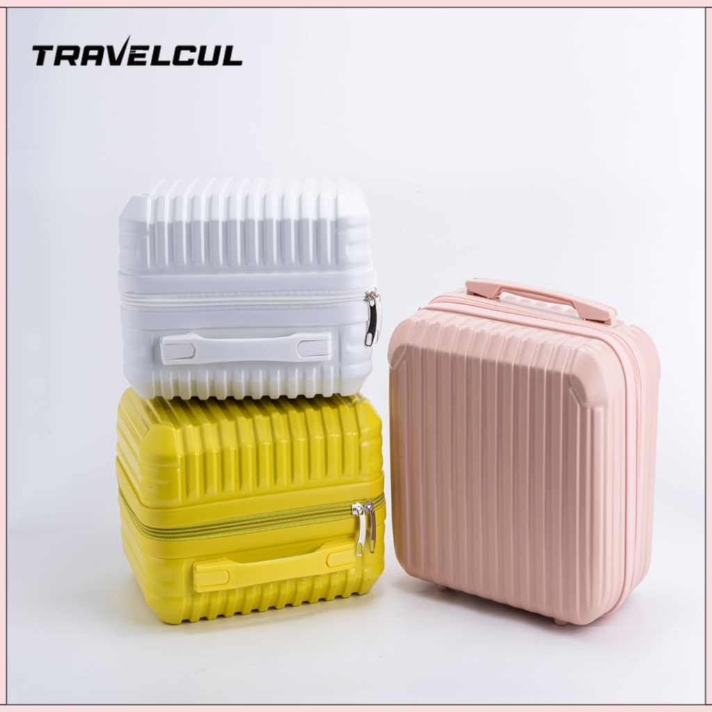 【สต็อกไทยพร้อมส่ง】TRAVELCUL กระเป๋าถือ 14 นิ้วหลายสไตล์หลายสีวัสดุพีซีทนทานมากขึ้นสไตล์กระเป๋าเดินทางหลายแบบสามารถจับคู่ได้