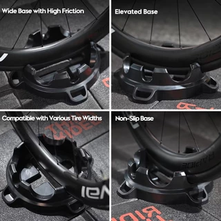 ThinkRider Bike Trainer บล็อกล้อหน้า, เหมาะสำหรับ 700C, 26/27.5/29 นิ้ว, อุปกรณ์เสริมในการฝึกซ้อมจักรยานในร่ม