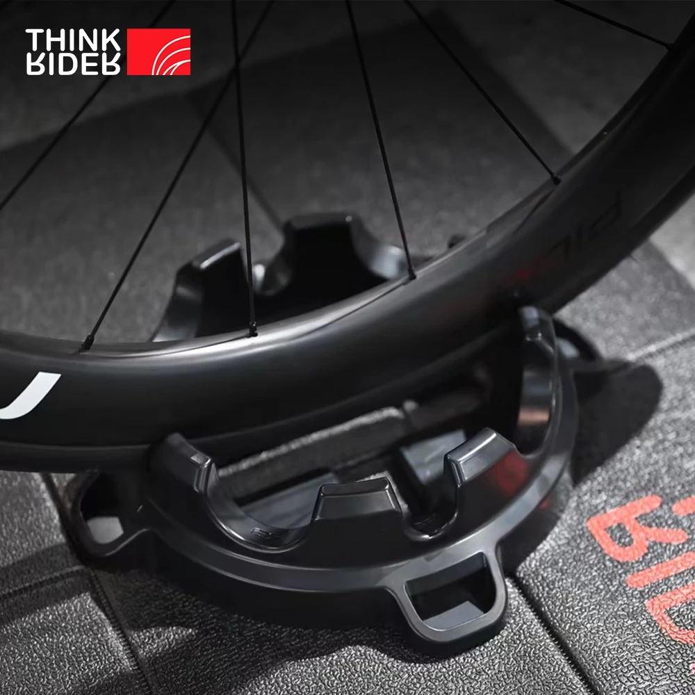 ThinkRider Bike Trainer บล็อกล้อหน้า, เหมาะสำหรับ 700C, 26/27.5/29 นิ้ว, อุปกรณ์เสริมในการฝึกซ้อมจักรยานในร่ม