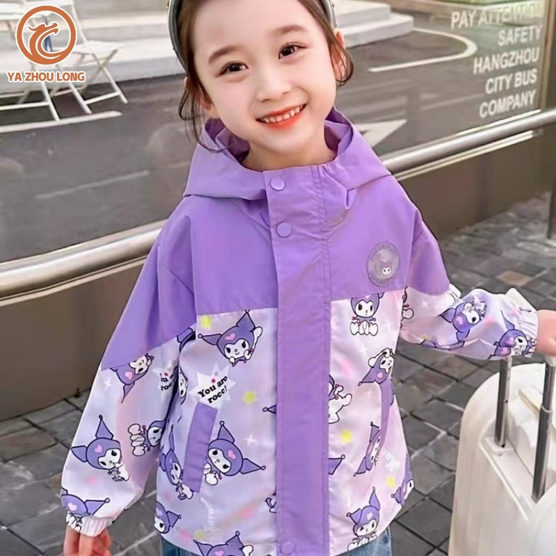 YA ZHOU LONG เสื้อผ้าเด็กผู้หญิงฤดูใบไม้ผลิและฤดูใบไม้ร่วง 2024 เสื้อผ้าแฟชั่นสไตล์ใหม่เด็กสาวฤดูใบไม้ร่วงเด็กฤดูใบไม้ร่วงเสื้อฤดูใบไม้ร่วง