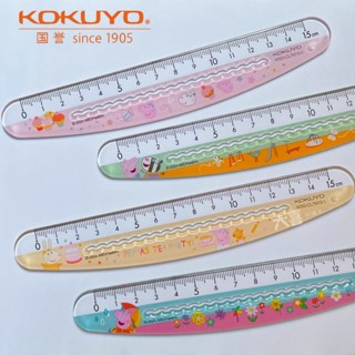 ไม ้ บรรทัดวาดภาพไม ้ บรรทัดคลื ่ น Kokuyo Peppa Pig Series …