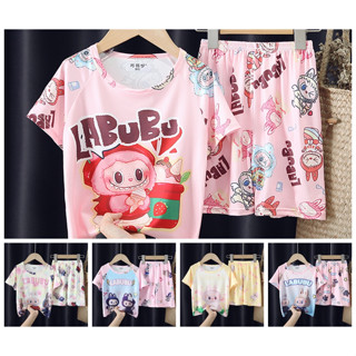 😎ชุดเด็กสีพื้น ชุดพุงป๋องเกาหลีสีพื้น ชุดนอนเด็กนำเข้า ผ้านิ…