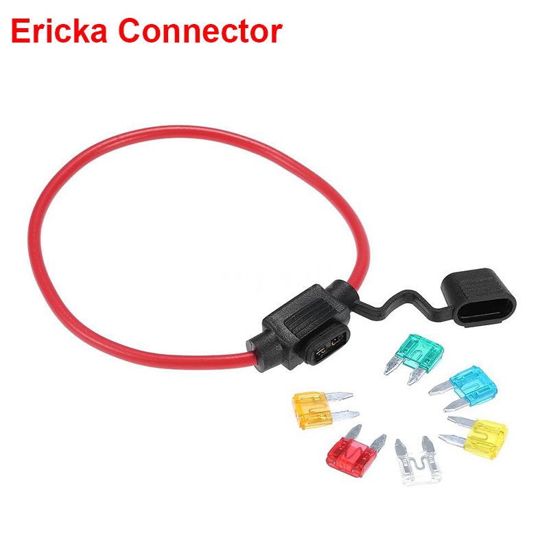 18/16/14/12AWG กันน้ํา 32V Mini Auto Fuse Holder 1 และรถใบมีดฟิวส์ 2A 3A 5A 7.5A 10A 15A 20A 25A 30A 35A