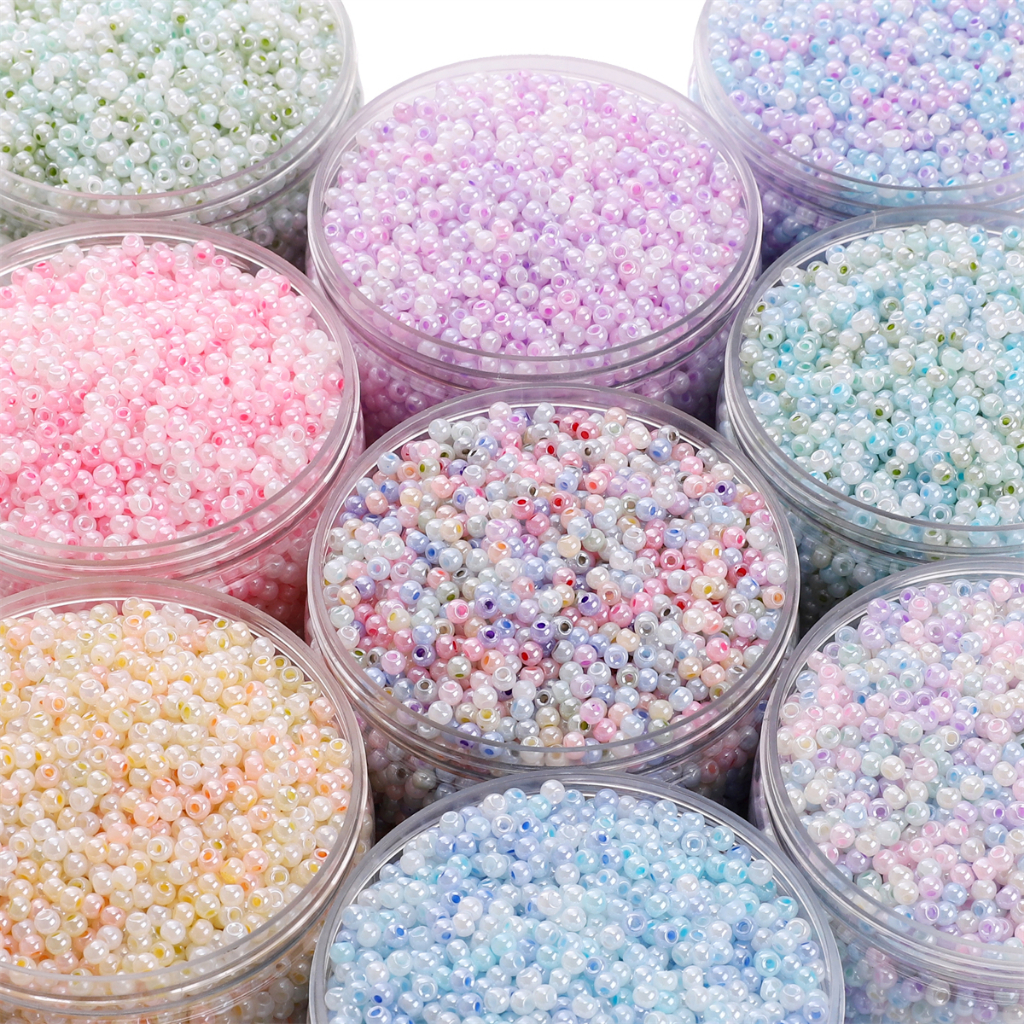 10 กรัม/ถุง คุณภาพ AAA, ครีมลูกปัดข้าวแก้วซุปเปอร์ Mabe, สําหรับ DIY ทําสร้อยข้อมือ, สร้อยคอ, จี้