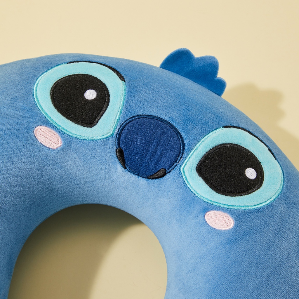 Miniso Lilo & Stitch หมอนตุ๊กตาคอรูปตัว U นุ่มสบายสําหรับเดินทาง (Stitch)