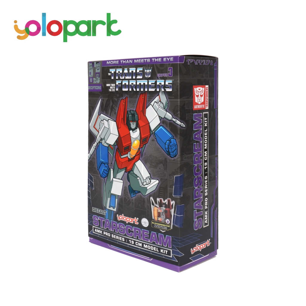 YOLOPARK AMK PRO Series Transformers Generation 1 Starscream 19cm Model ทรานส์ฟอร์เมอร์ส สตาร์สครีม