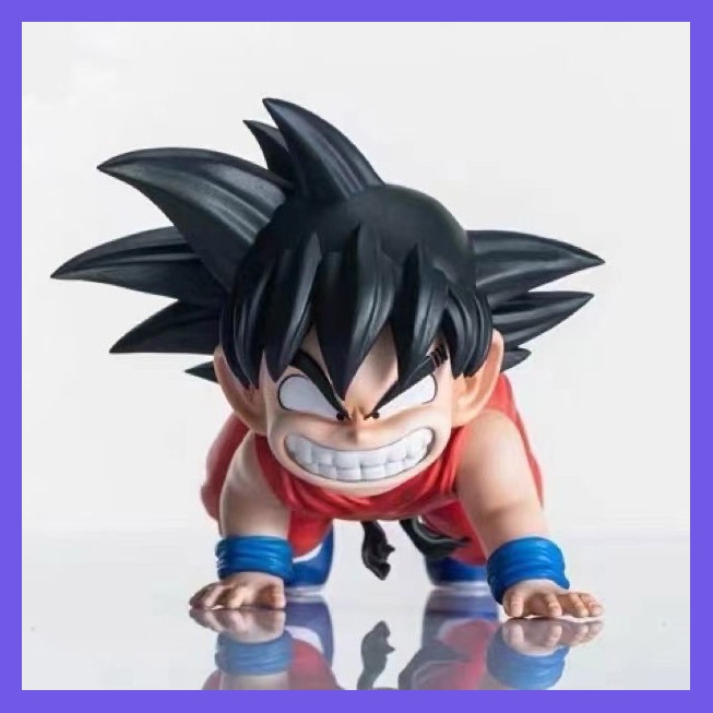 Dragon Ball Worlds First ศิลปะการต่อสู้ Conference Young Goku Boy เดสก์ท็อปตกแต่ง PVC รูปของเล่นรถรุ่น