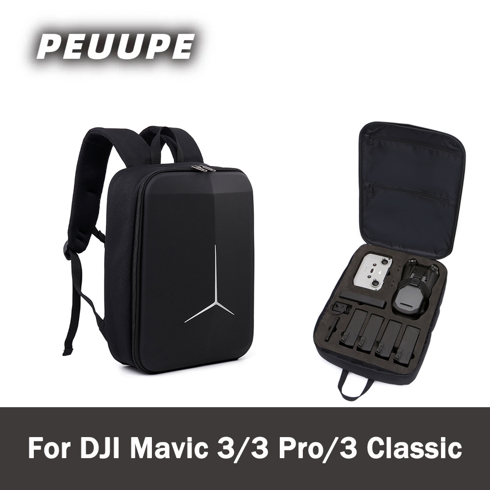 Drone กระเป๋าเป้สะพายหลังสําหรับ DJI Mavic 3/Mavic 3 Pro ชุดกล่องเก็บกระเป๋าเป้สะพายหลัง Mavic 3 คลาสสิกกล่องเก็บอุปกรณ์เสริม