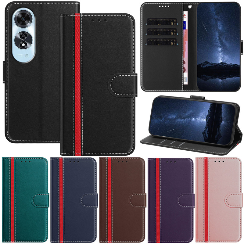 หรูหราปลอกสําหรับOppo A79 A18 A38 A58 A78 A98 5G Realme 12X 13 Realme 13 + Realme 12 + 5Gกระเป๋าสตางค์ผีเสื้อหนังPUนุ่มช่องใส่การ์ดผิวป้องกันพลิกขาตั้งฝาครอบกรณี