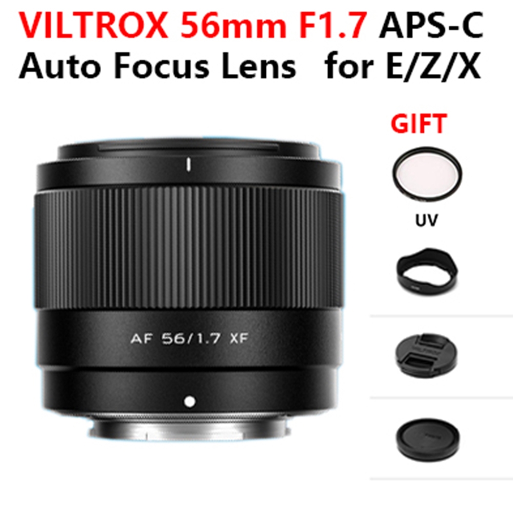Viltrox 56mm f1.7 เลนส์ รูรับแสงขนาดใหญ่ โฟกัสคงที่ APS-C เหมาะสําหรับ X / Z/Sony E MOUNT