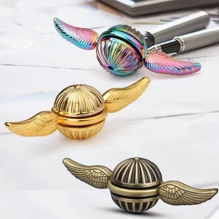 Edc Fidget Spinner ของเล่นปลายนิ้ว Spinning Gyroscope Anti-Stress ของเล่นเด็กผู้ใหญ่หมุนลูกบอลโลหะเดสก์ท็อปความเครียดบรรเทาของเล่น