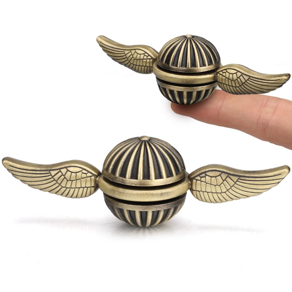 Edc Fidget Spinner ของเล่นปลายนิ้ว Spinning Gyroscope Anti-Stress ของเล่นเด็กผู้ใหญ่หมุนลูกบอลโลหะเดสก์ท็อปความเครียดบรรเทาของเล่น