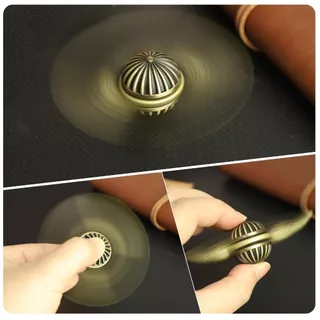 Edc Fidget Spinner ของเล่นปลายนิ้ว Spinning Gyroscope Anti-Stress ของเล่นเด็กผู้ใหญ่หมุนลูกบอลโลหะเดสก์ท็อปความเครียดบรรเทาของเล่น